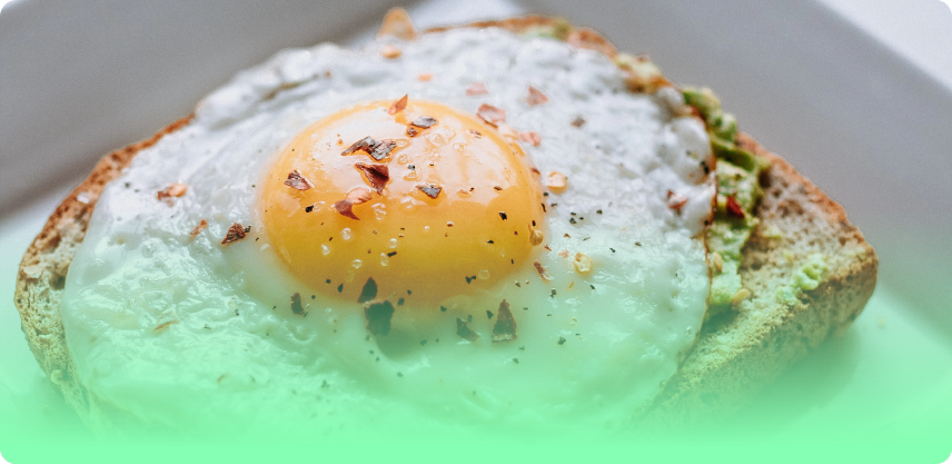 an image of a fried egg on toast