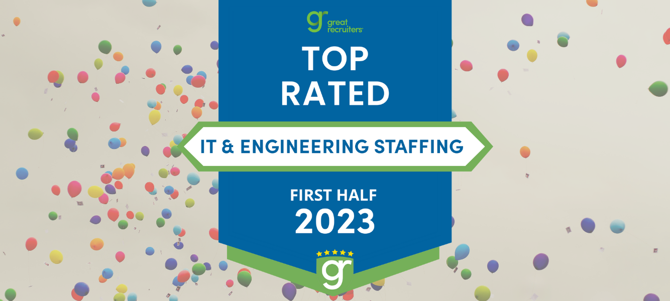 top rated IT & Engineering staffing - Great Recruiters Award