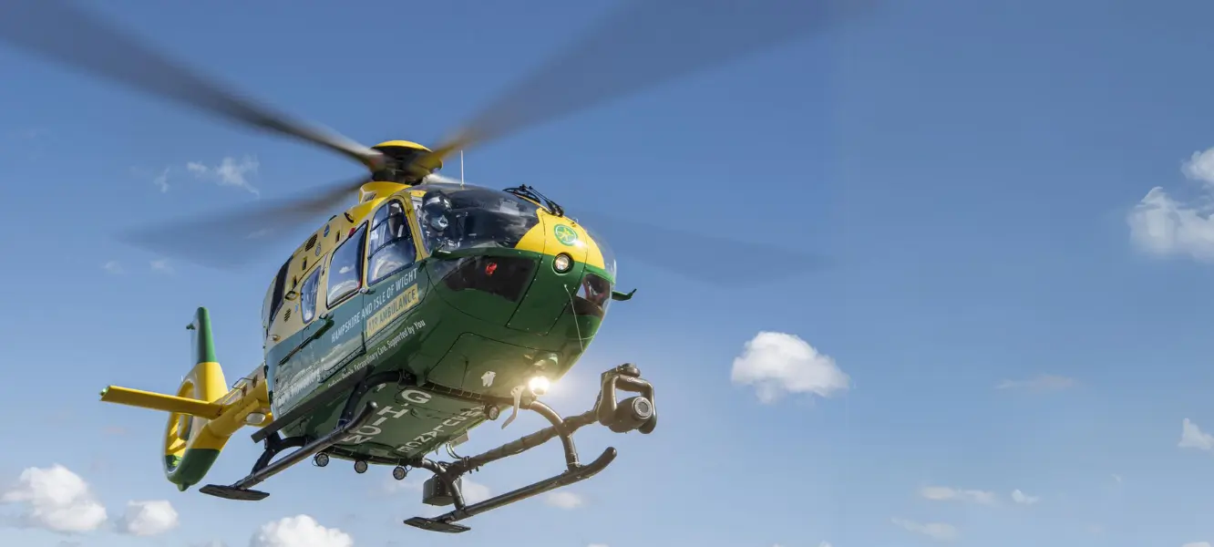 An image of a HIOWAA helicopter