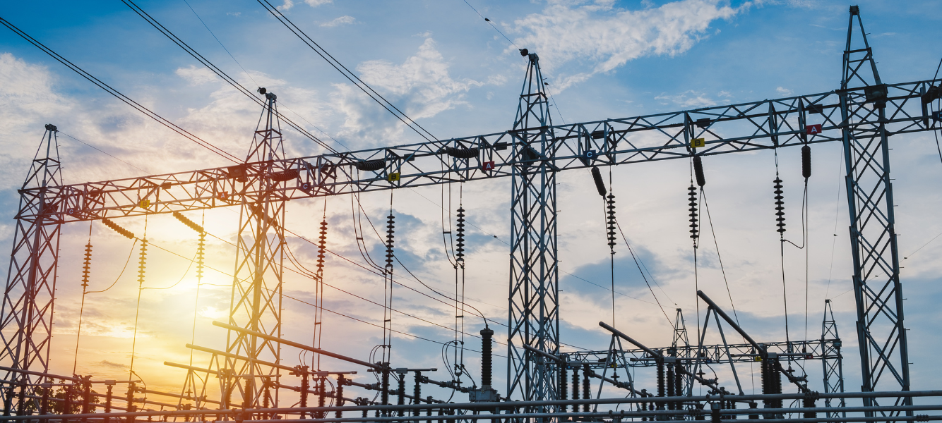 electricity pylons for a blog on jobs in the power industry