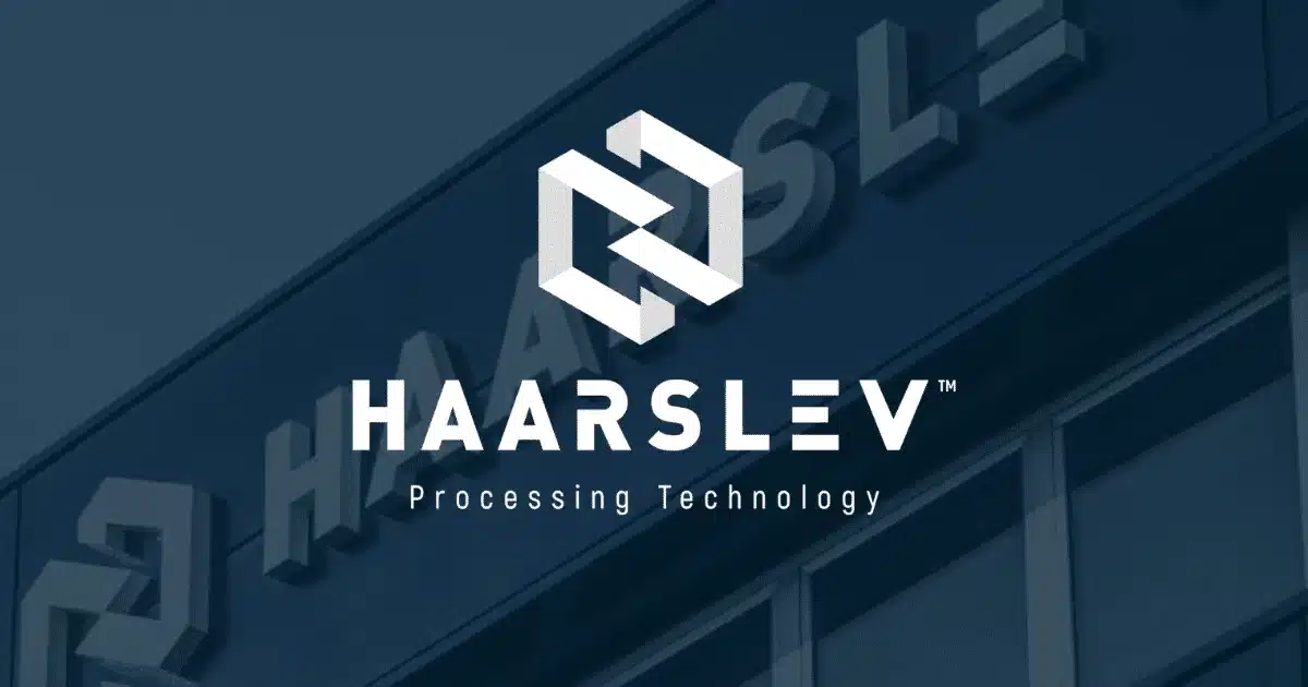 haarslev logo on a picture of a haarslav office