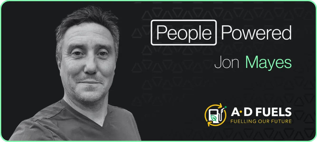 jon mayes of AD Fuels who spoke to Astute People as part of their People Powered Profile series