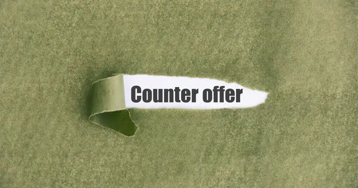 graphic that reads counter offer